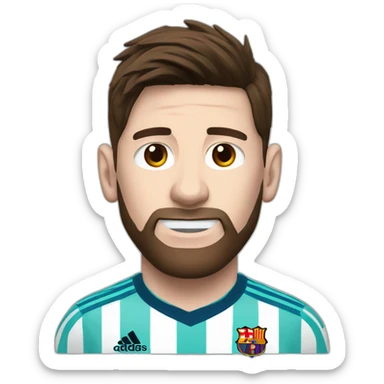 messi intermiami cf kit sticker