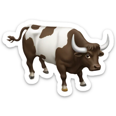 bucking bull sticker