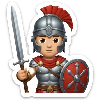 an animal Roman Gladiator sticker