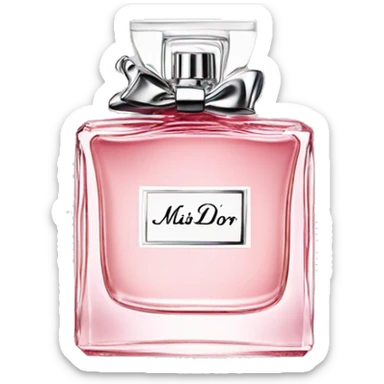 Miss dior perfume sticker