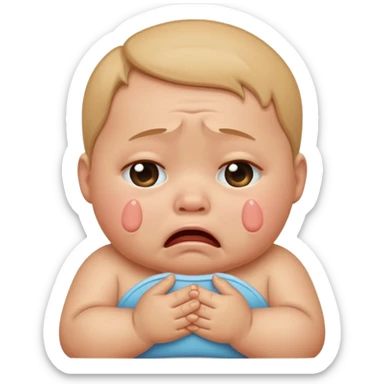 baby cry sticker