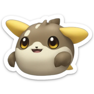 Keunotor le Pokémon castor  sticker