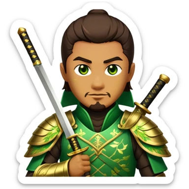 Emerald Samurai sticker