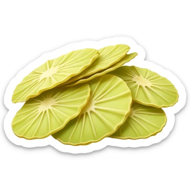 green potato chips sticker