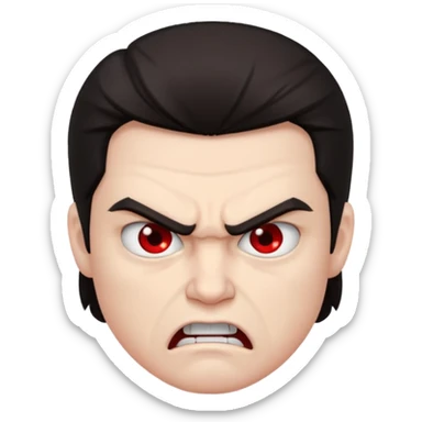 angry arrogant sticker