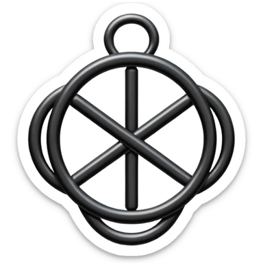 The BDSM symbol sticker