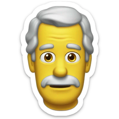 homer simsone sticker