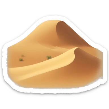 Desert dune sticker