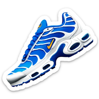 Nike tn azul sticker