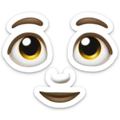 Emoji qui plisse les yeux sticker