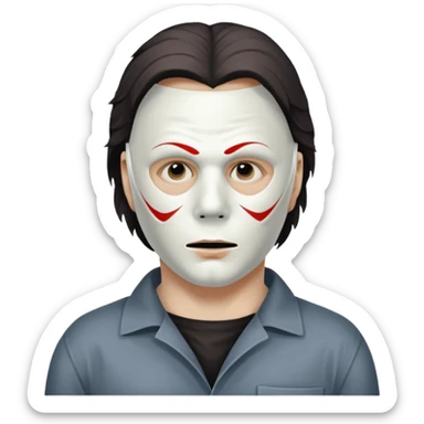 Micheal myers sticker