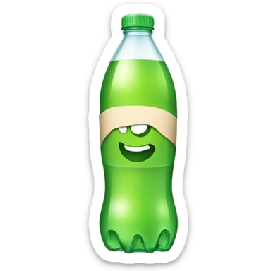 Bouteille de soda en plastique  sticker