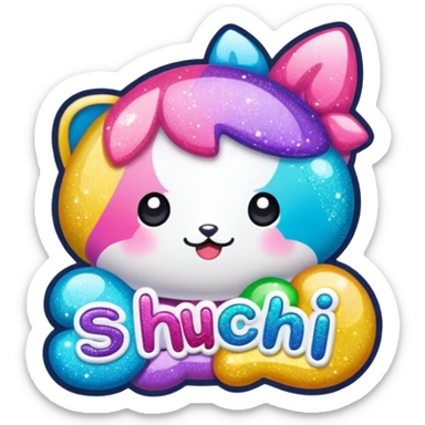 Shuchi name sticker  sticker