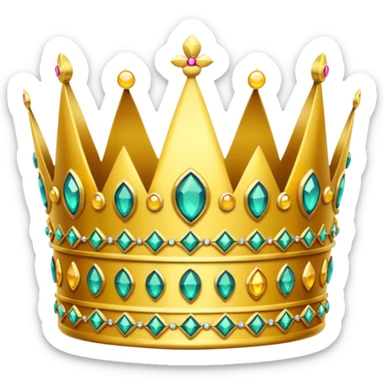 queen crown sticker