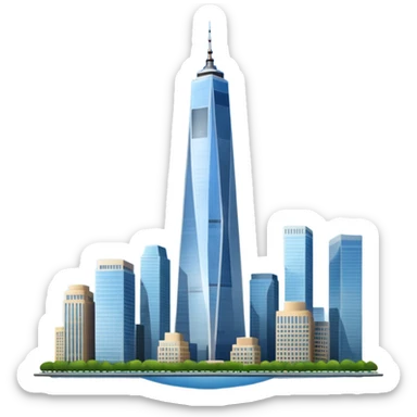One World Trade sticker