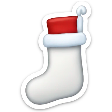 Christmas stocking sticker
