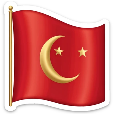 Ottoman Empire The Flag sticker
