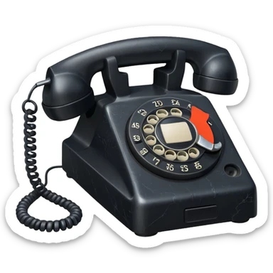 telefóno viejo sticker