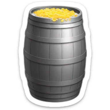 beer keg overflowing sticker