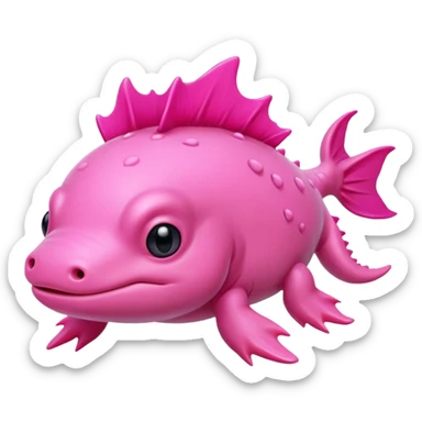 Axolotl gaming sticker