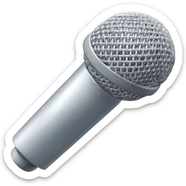 unicorn microphone sticker