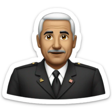 President Abd El Madjid Teboun sticker