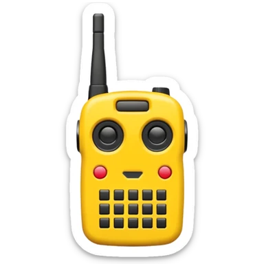 Walkie talk emoji  sticker