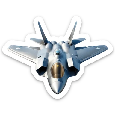 jet f-22 raptor sticker