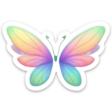 fairy wings sticker