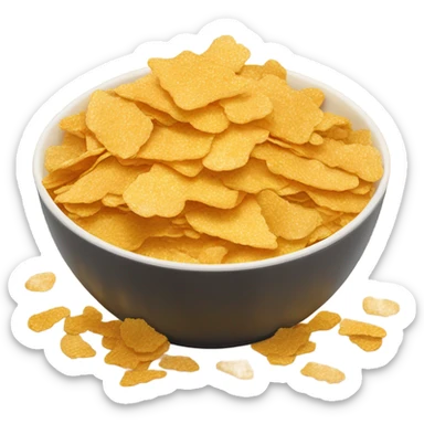 Cereals corn flakes sticker