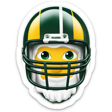 Ghost of Aaron Rodger’s in a Green Bay packers jersey flying over lambeau field crying tears of New York jets sticker
