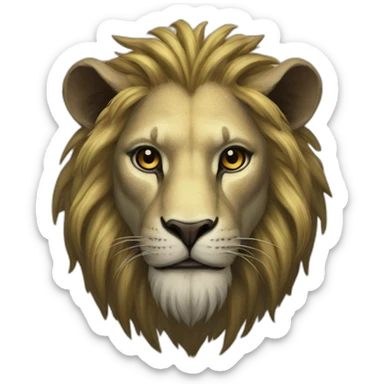 lion fool taroth sticker