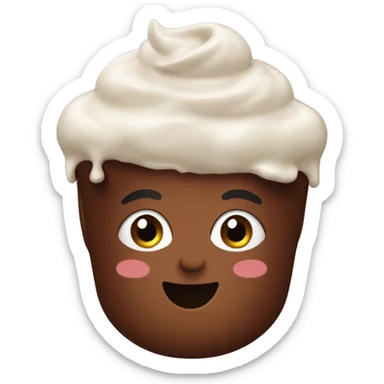 Cinamon with Cocolata cream  sticker