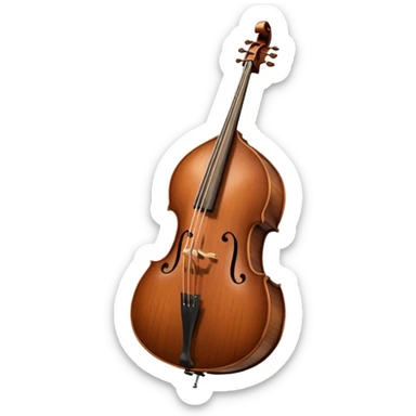 Double bass sticker
