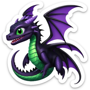 Plankton-Venom-Spyro-Cynder-Toothless-fusion sticker