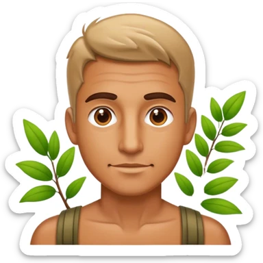 man nature activist sticker