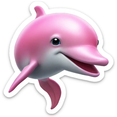 Amazon Pink River Dolphin sticker