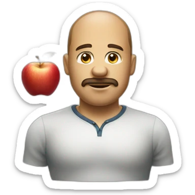 apple big man emoji sticker