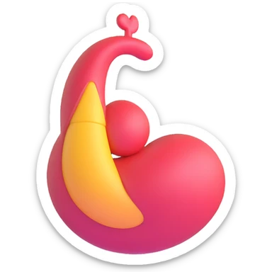 stomach, slightly shiny sticker