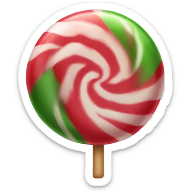 Peppermint candy sticker
