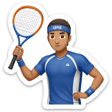 padel player latino sticker