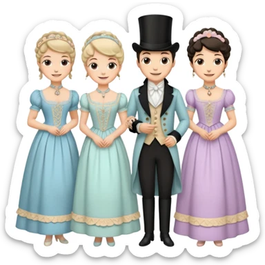 Bridgerton series emoji sticker