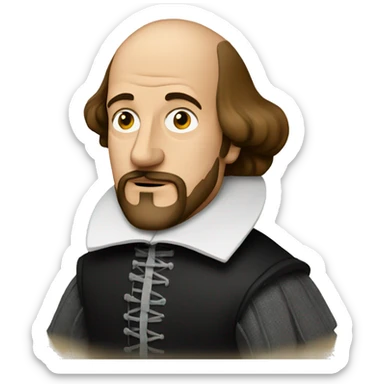 Shakespeare  sticker