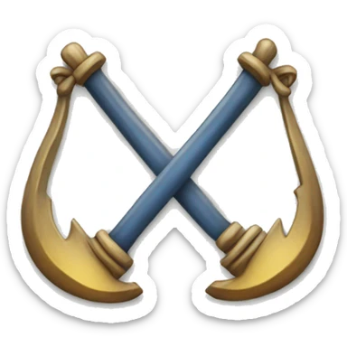 OATH text colored animating sticker