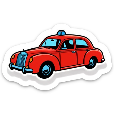 detective car sticker