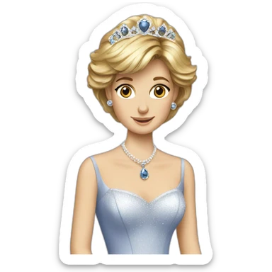 Princess diana sticker