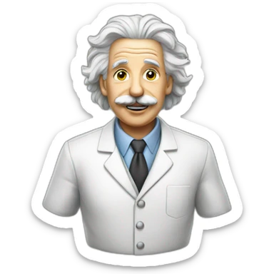 Einstein pharmacist  sticker