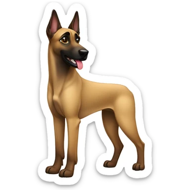 Malinois mignon sticker