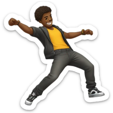 dance-revolution-breakdancing sticker