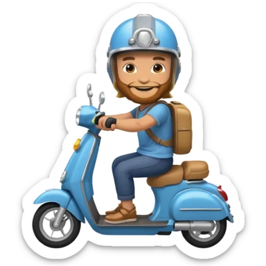 zeus god drive scooter sticker